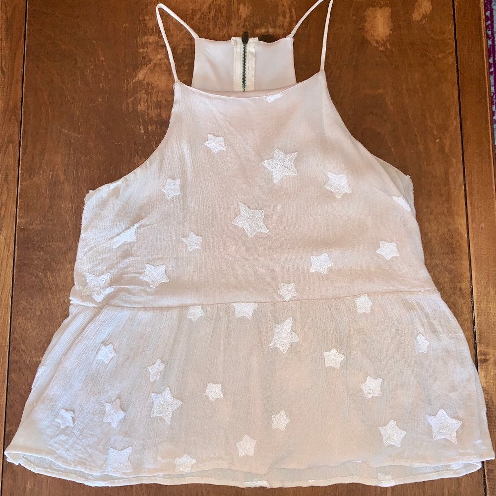 Embroidered Star Tank Top